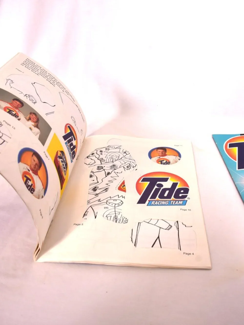 Ricky Rudd Tide Sticker Fun Race Book 1993 Only One Is Unused and New NASCAR